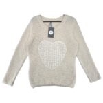 INFLUENCE Sweter Damski Beżowy L - zdjęcie 1