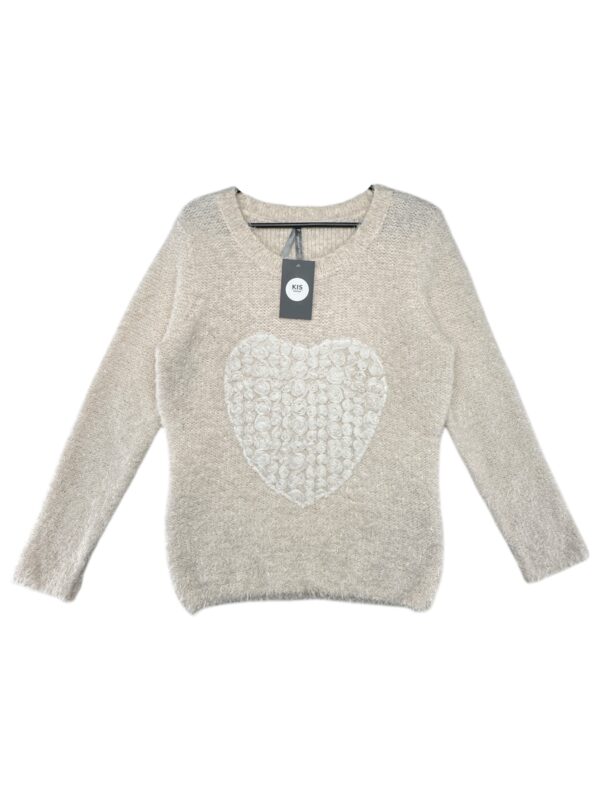 INFLUENCE Sweter Damski Beżowy L