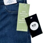 H&M Jegginsy Dziecięce Niebieskie 120 - zdjęcie 3