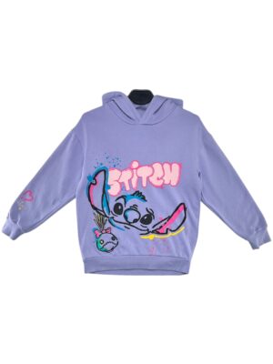 PRIMARK STITCH Bluza Dziecięca Fioletowa 140