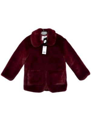 F&F Kurtka Dziecięca Bordowa 134