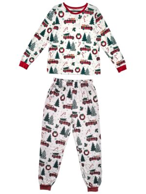 PAT Komplet PAT Piżama Damska Wielokolorowa Świąteczna M