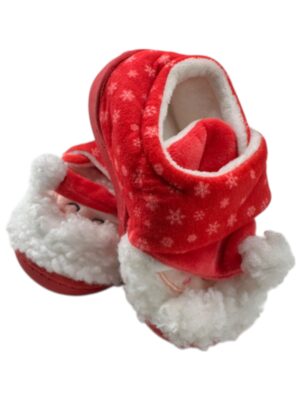 PRIMARK Kapcie Dziecięce Czerwone Świąteczne 24