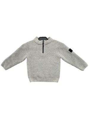 F&F Sweter Dziecięcy Szary 92