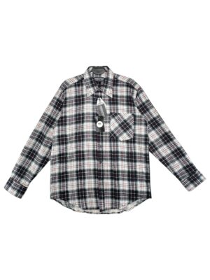 EMBARGO Koszula Męska Szara Kratka L