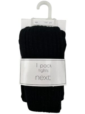 NEXT Rajstopy Dziecięce Czarne 116