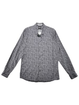 BURTON MENSWEAR Koszula Męska Szara Wzór M