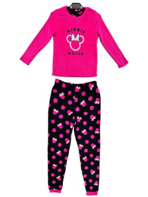 PRIMARK Komplet DISNEY MINNIE MOUSE Piżama Dziecięce Różowa 140