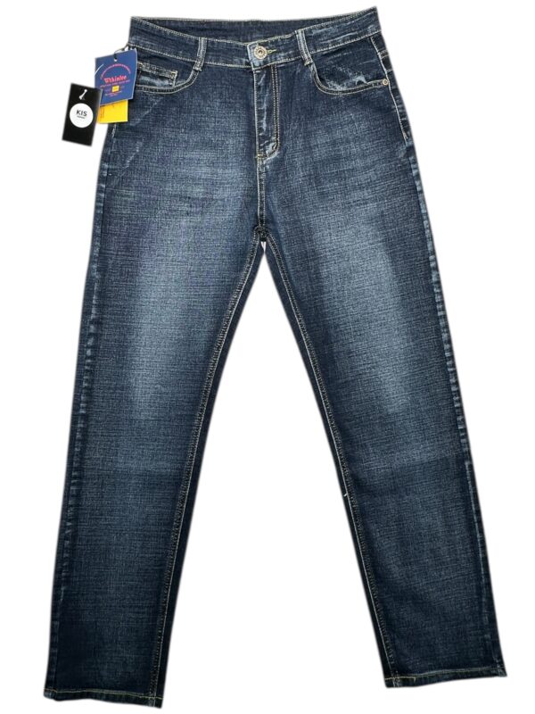 WTHINLEE Jeansy Męskie Niebieskie L