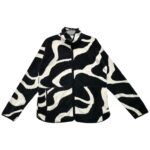 NEXT Bluza Damska Czarna Wzór M - zdjęcie 1