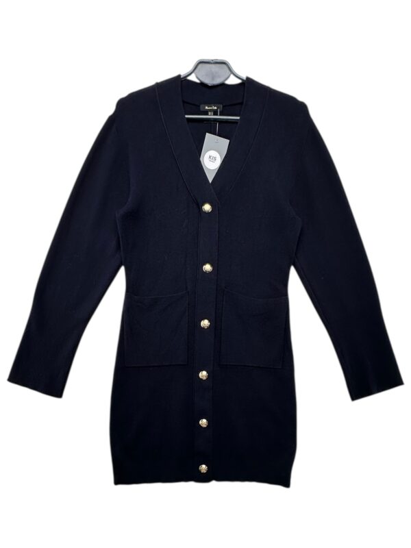 MASSIMO DUTTI Sukienka Damska Czarna XS