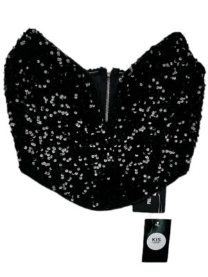 PRETTYLITTLETHING Top Damski Czarny S