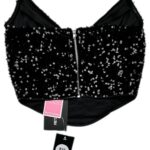 PRETTYLITTLETHING Top Damski Czarny S - zdjęcie 2