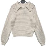 MONKI Sweter Damski Beżowy S - zdjęcie 1