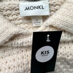 MONKI Sweter Damski Beżowy S - zdjęcie 3