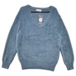 GALLERY Sweter Damski Niebieski L - zdjęcie 1