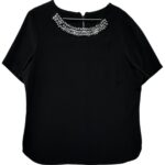 DUNNES STORES Bluzka Damska Czarna 4XL - zdjęcie 1