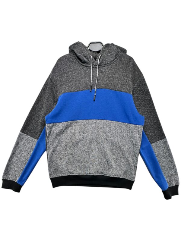 Bluza Męska Szara Niebieska XXL