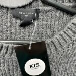 NEW LOOK Sweter Męski Szary L - zdjęcie 3