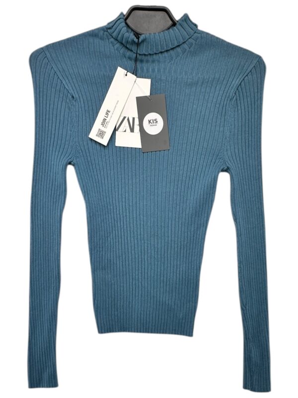 ZARA Bluzka Damska Niebieska S