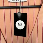 NA-KD Bluzka Damska Różowa w Paski XS - zdjęcie 3