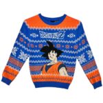 PRIMARK DRAGONBALL Sweter Dziecięcy Niebiesko-Pomarańczowy 1 - zdjęcie 1