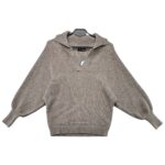 ET VOUS Sweter Damski Szary M - zdjęcie 1