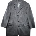 JEFF BANKS LONDON Marynarka Męska Szara 3XL Wełna - zdjęcie 1