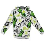 TU MINECRAFT Bluza Dziecięca Szara Rozmiar 134 - zdjęcie 1