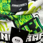 TU MINECRAFT Bluza Dziecięca Szara Rozmiar 134 - zdjęcie 3