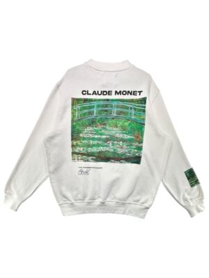 PRIMARK CLAUDE MONET Bluza Męskie Biała L