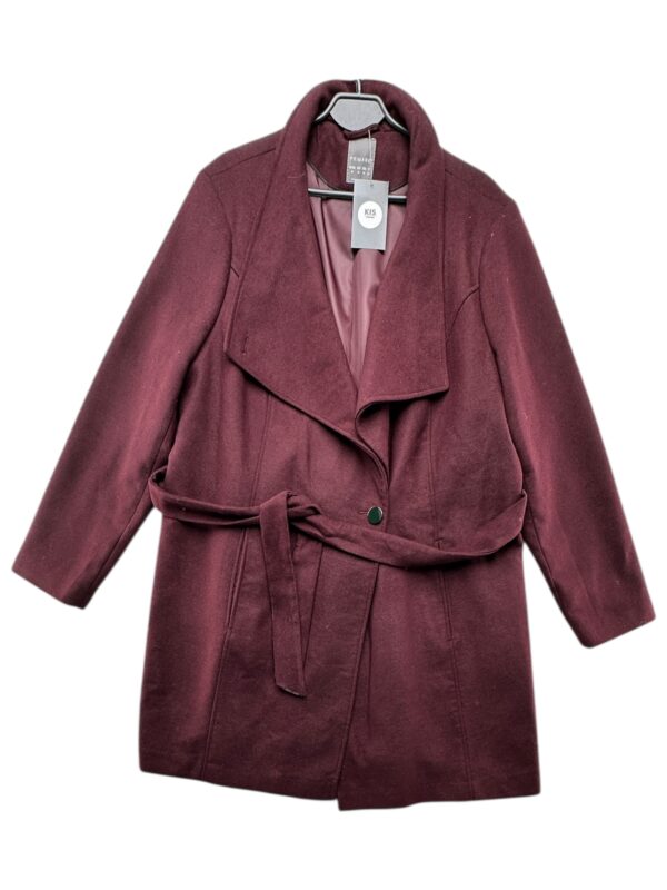 PRIMARK Płaszcz Damski Czerwony 4XL