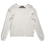 FULLCIRCLE Sweter Damski Biały L - zdjęcie 1