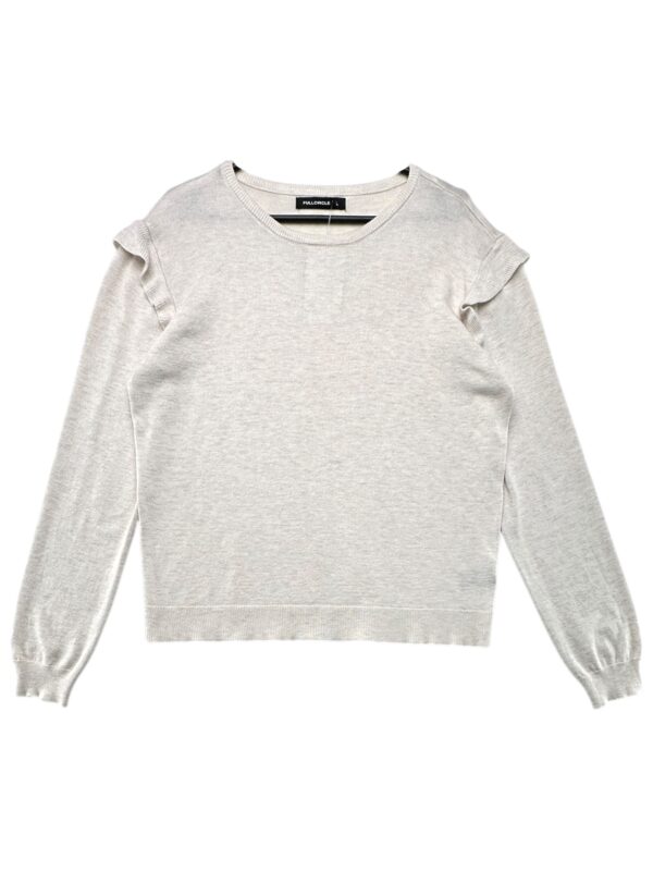 FULLCIRCLE Sweter Damski Biały L