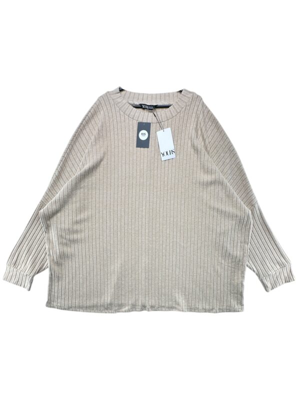 YOURS Sweter Damski Beżowy 7XL-8XL