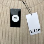 YOURS Sweter Damski Beżowy 7XL-8XL - zdjęcie 3