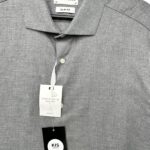 FISK OF OSLO Koszula Męska Szara L - zdjęcie 3