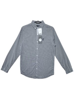 NEXT Koszula Dziecięca Czarna Kratka 170