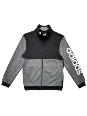 ADIDAS Bluza Dziecięca Czarna Szara 152