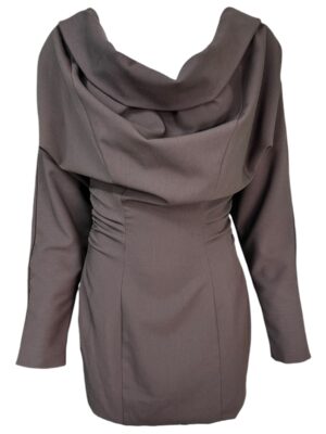 PRETTYLITTLETHING Sukienka Damska Brązowa S