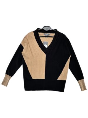 PRIMARK Sweter Damski Czarny i Beżowy XS