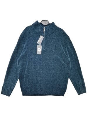 LINCOLN Sweter Męski Niebieski XL