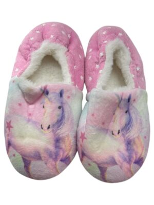 Kapcie Damskie Różowe z Jednorożcem 37/38