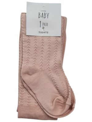 GEORGE Rajstopy Dziecięce Różowe Wzór 86