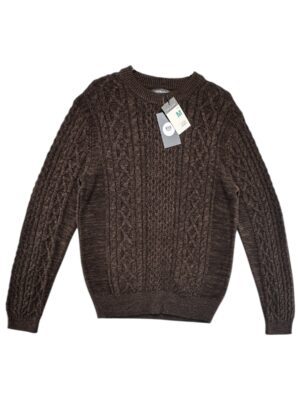 PRIMARK Sweter Męski Brązowy M