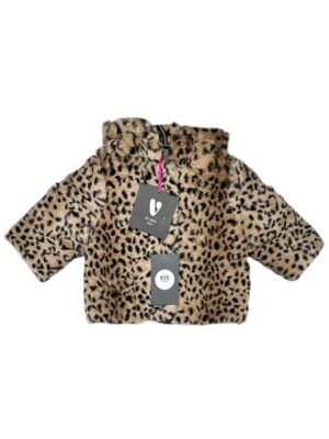 V BY VERY MINI Kurtka Dziecięca Beżowa Zwierzęcy 56