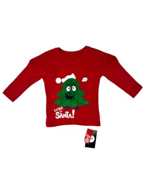 DUNNES STORES Bluzka Dziecięca Czerwona Świąteczna 74