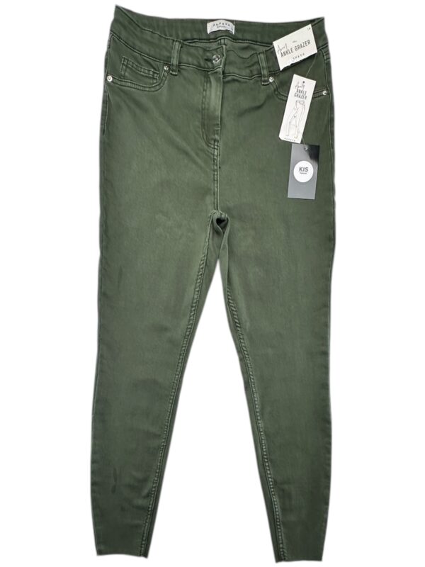 PAPAYA Jeansy Damskie Zielone XL