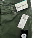 PAPAYA Jeansy Damskie Zielone XL - zdjęcie 3