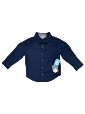 LITTLE KIDS Koszula Dziecięca Granatowa 86